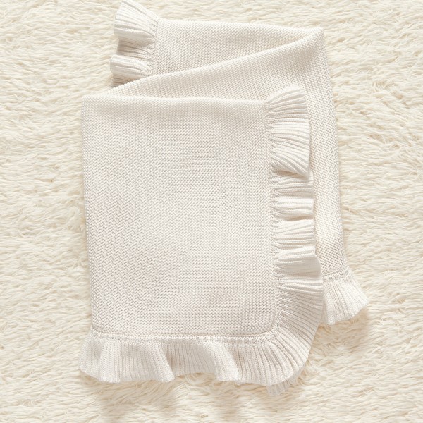Infant Blanket Manufacturer - Ruffled Knitted Wool