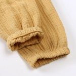 Cotton Pants Supplier - Muslin Elastic Waist