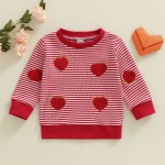 Valentine Sweatshirt Factory - Heart Embroidery Long