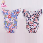 Baby Romper Manufacturer - Floral Flutter Ruffle