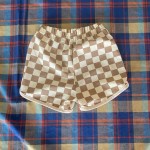 Checkerboard Shorts Supplier - Boho Plaid Neutral