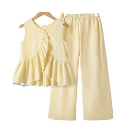 Korean Set Manufacturer - Sleeveless Lace Vest