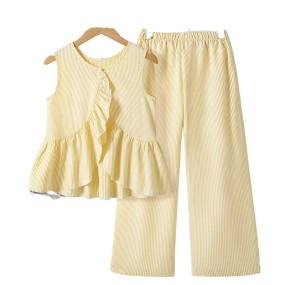 Korean Set Manufacturer - Sleeveless Lace Vest