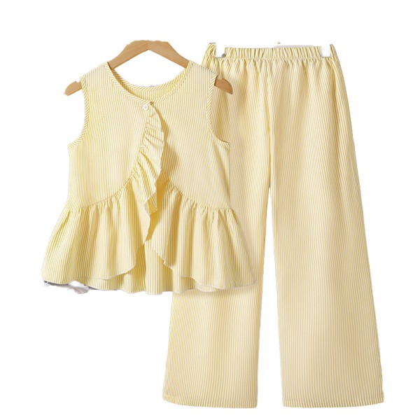 Korean Set Manufacturer - Sleeveless Lace Vest