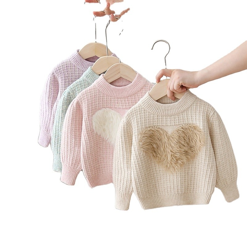 Valentine Sweater Factory - Heart Pattern Knitted