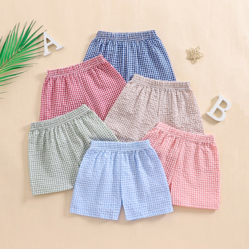 Seersucker Shorts Manufacturer - Classic Gingham