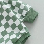 Checkered Romper Supplier - Retro Oversized Sweatshirt