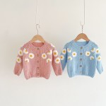 Baby Cardigan Supplier - Handmade Daisy Flower