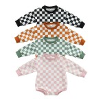 Checkered Romper Supplier - Retro Oversized Sweatshirt