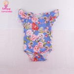 Baby Romper Manufacturer - Floral Flutter Ruffle