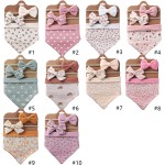 Bandana Bib Manufacturer - Rainbow Floral Printed