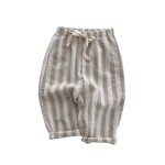 Stripe Pants Factory - Beach Drawstring Trousers