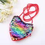 Heart Handbag Supplier - Sequin Messenger Satchel