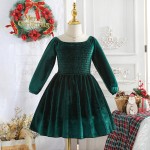 Velvet Dress Manufacturer - Christmas Red Green