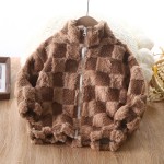 Plaid Jacket Factory - Checkerboard Sherpa