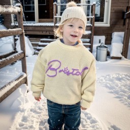 Baby Sweater Manufacturer - Hand Embroidery Knitted