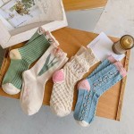 Slouch Socks Manufacturer - Vintage Floral Pattern