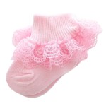 Eyelet Socks Manufacturer - Ruffle Lace Floral