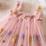 Girls Dress Supplier - 3D Embroidery Flower