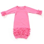 Baby Gown Manufacturer - Cotton Icing Ruffle