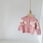 Baby Cardigan Supplier - Handmade Daisy Flower
