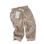 Stripe Pants Factory - Beach Drawstring Trousers