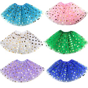 Polka Dot Skirt Manufacturer - Sequin Triple Layer