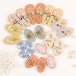 Hair Clips Supplier - Vintage Flower Embroidered