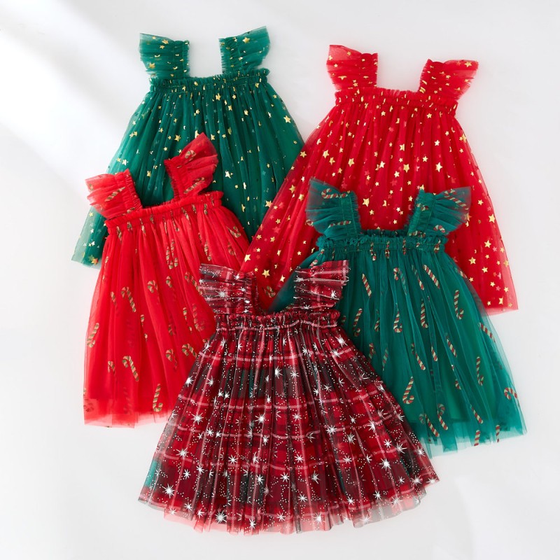 Christmas Dress Supplier - Candy Cane Plaid