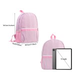 Seersucker Backpack Factory - Preppy School Bag