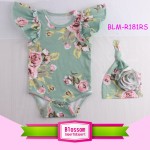 Baby Romper Manufacturer - Floral Flutter Ruffle