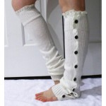 Leg Warmer Manufacturer - Lace Button Knitted