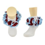 Ruffle Socks Supplier - Lace Rainbow Frilly