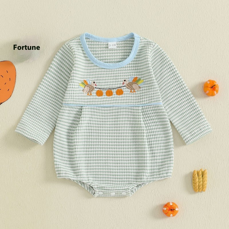 Halloween Suit Manufacturer - Waffled Pumpkin Embroidered