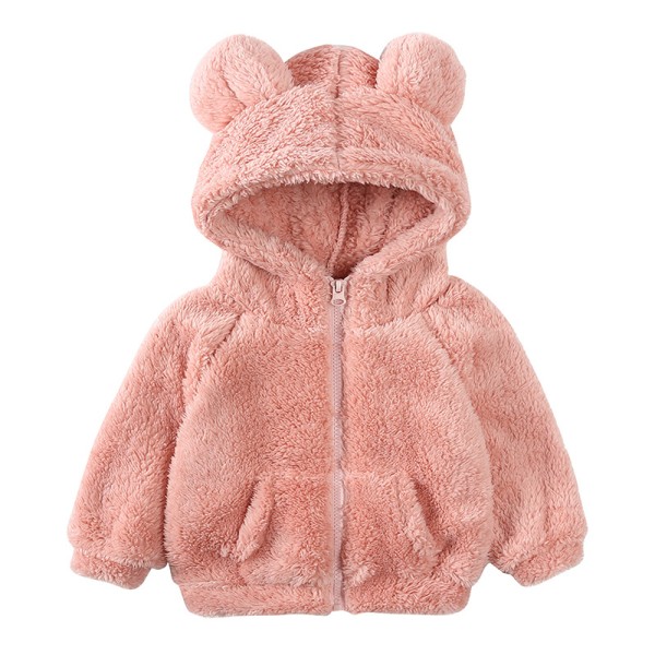 Lambskin Coat Manufacturer - Cartoon Bear Hooded