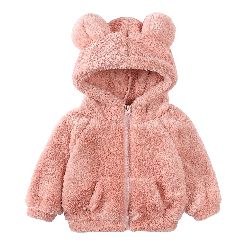 Lambskin Coat Manufacturer - Cartoon Bear Hooded