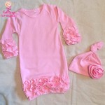 Baby Gown Supplier - Floral Icing Ruffle