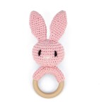 Crochet Rattle Supplier - Handmade Bunny Ring