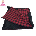 Floral Blanket Manufacturer - Ruffle Trim Fleece