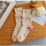 Slouch Socks Manufacturer - Vintage Floral Pattern