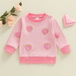 Valentine Sweatshirt Factory - Heart Embroidery Long