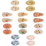 Hair Clips Supplier - Vintage Flower Embroidered