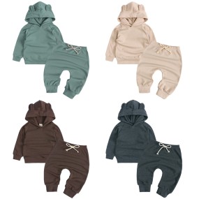 Rabbit Hoodie Manufacturer - Ribbed Clothes Set