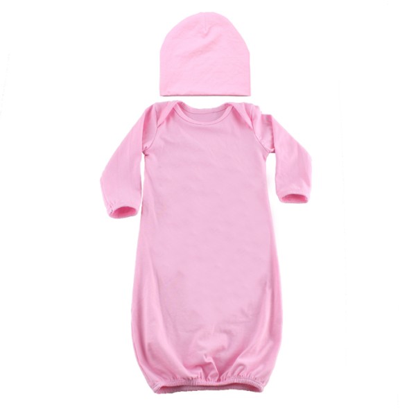 Night Gown Supplier - Solid Pink Sleeping