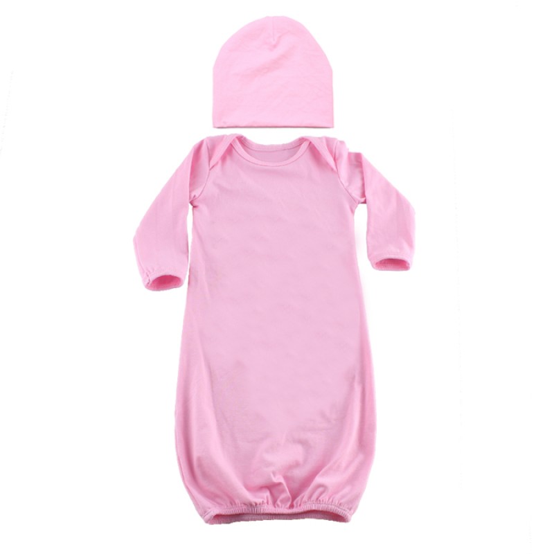 Night Gown Supplier - Solid Pink Sleeping