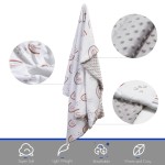 Minky Blanket Supplier - Rainbow Floral Dot