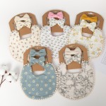 Double Gauze Bib Factory - Printed Bow Headband