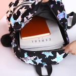 Glitter Backpack Factory - Sequin Stars School