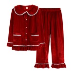 Velvet Pajama Manufacturer - 2025 Christmas Red