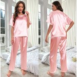 Satin Pajamas Supplier - Short Sleeve Shirt